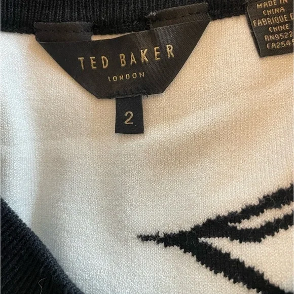 Ted Baker London Cropped Knit Sweater Size 2 or US 6 - Picture 12 of 13
